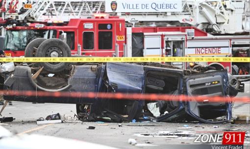 Accident mortel sur la 18e rue face à l'hôpital de l'Enfant-Jésus 